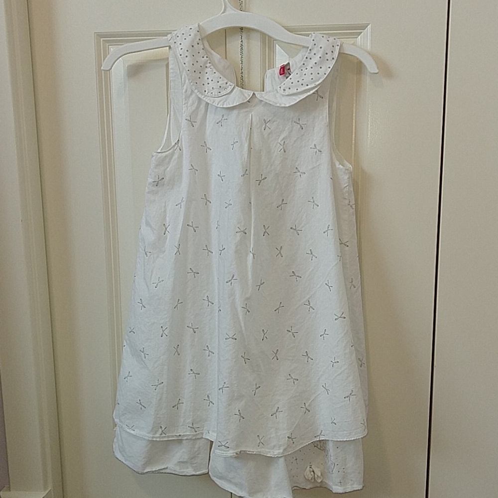 White dress.